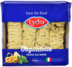 Yellow tagliatelle