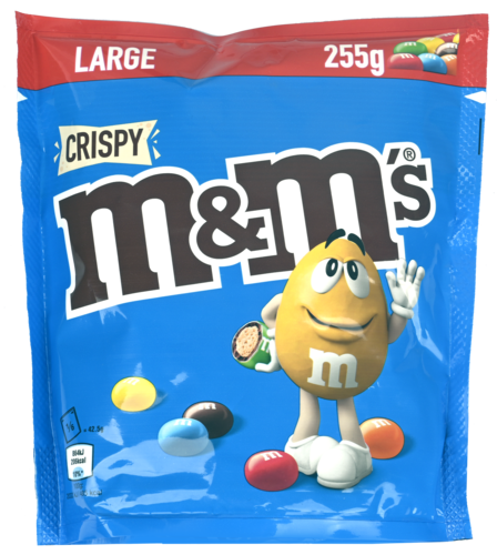 crispy m&m blue bag