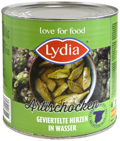 Geviertelte Artischockenherzen - link to product page