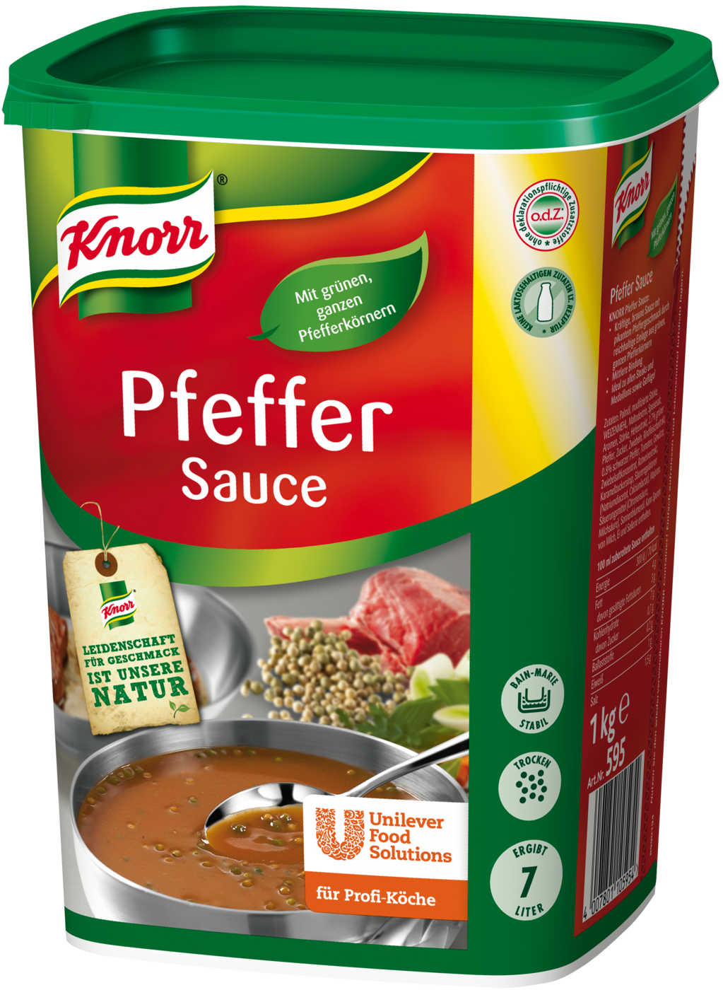 Groene Pepersaus Groene Pepersaus