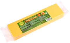 Sliced Cheddar cheese