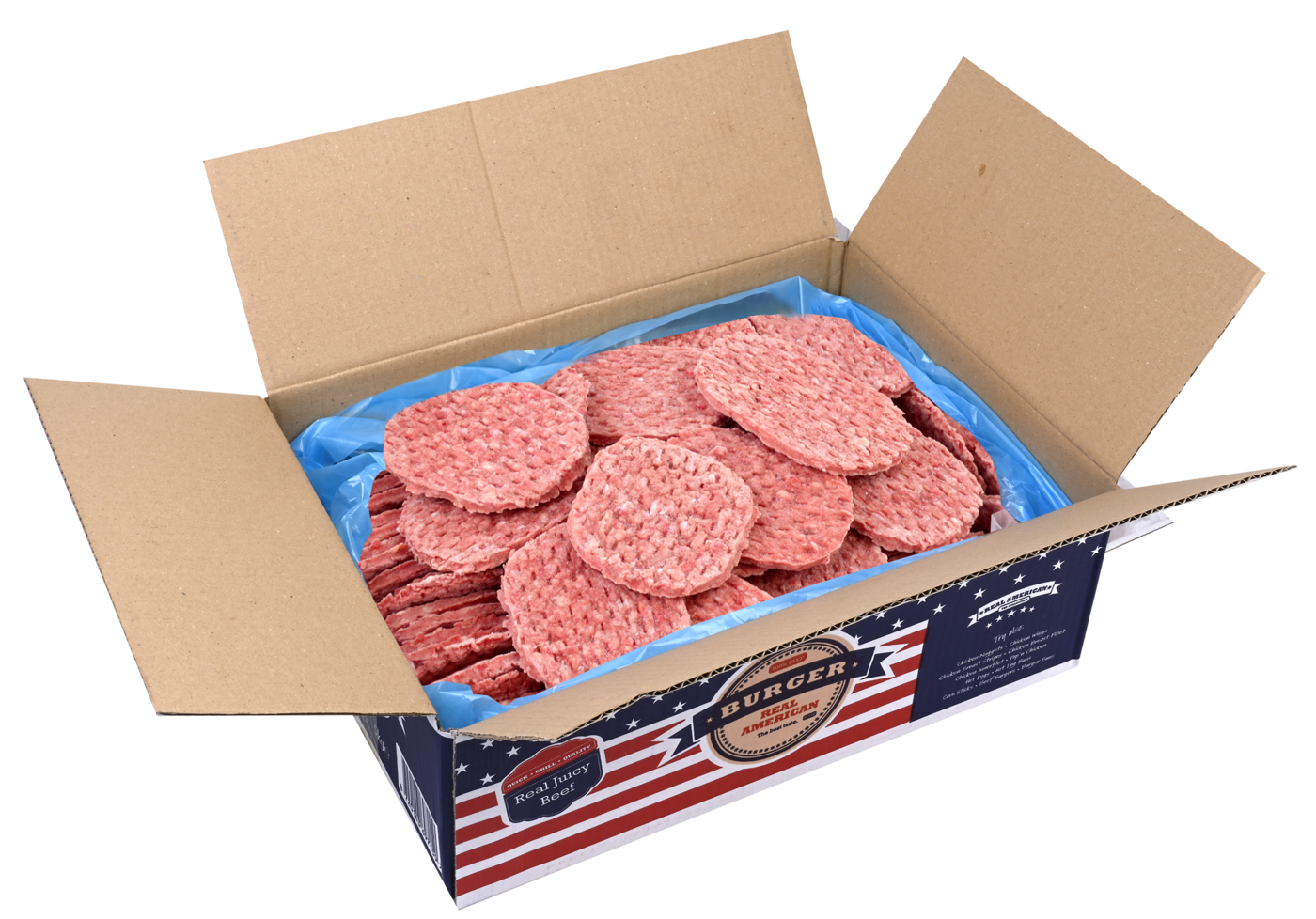 Gekruide premium hamburgers Gekruide premium hamburgers
