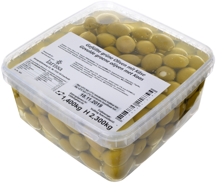 Gevulde groene olijven main product photo