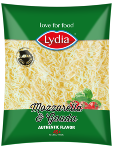 Mozzarella e Gouda grattugiati