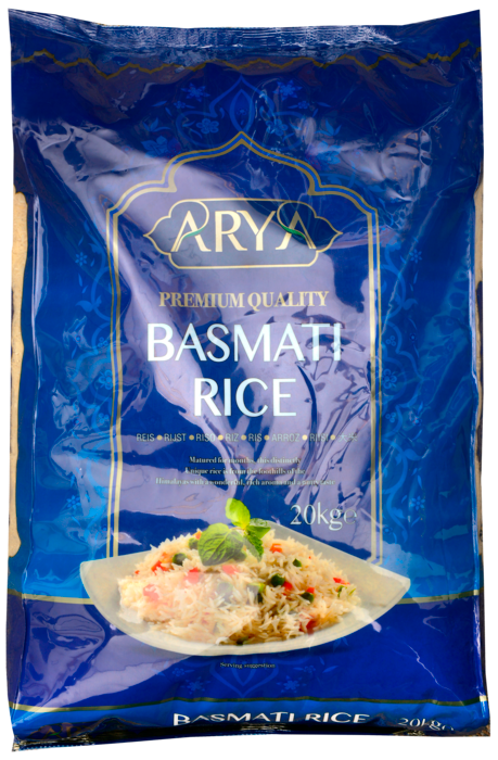 Basmati rijst main product photo