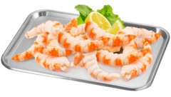 Surimi shrimps
