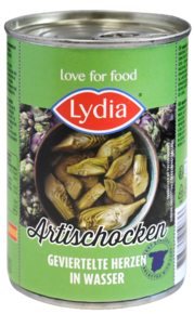 Geviertelte Artischockenherzen - link to product page