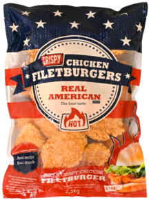 Crispy Filetburger Hot & Spicy - link naar productpagina