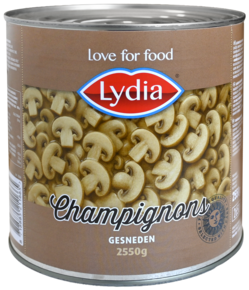 Gesneden champignons - link naar productpagina