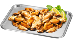 Cooked Chilean mussel meat