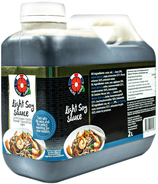 Lucky Label Soy Sauce MELEDI Horeca Groothandel
