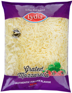 Grated mozzarella